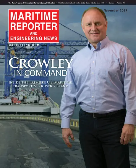 Cover of Maritime Reporter, November 2017