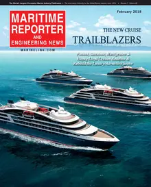Maritime Reporter cover, February 2018
