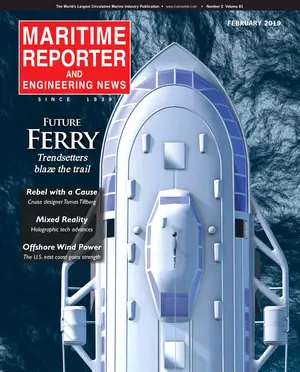 Maritime Reporter cover, February 2019