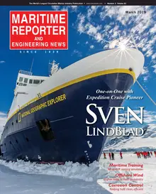 Maritime Reporter cover, March 2019