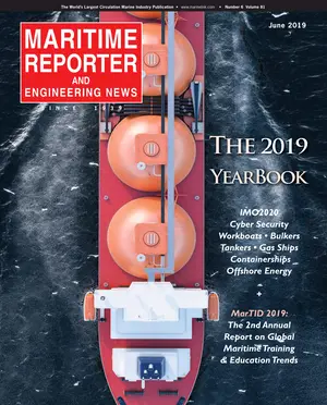 Maritime Reporter cover, June 2019