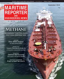 Maritime Reporter cover, September 2019
