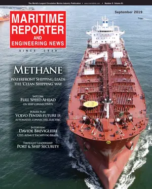 Maritime Reporter cover, September 2019