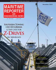 Maritime Reporter cover, November 2019