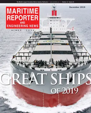 Maritime Reporter cover, December 2019