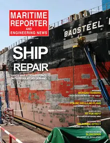 Maritime Reporter cover, January 2020