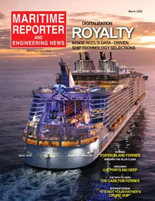 Maritime Reporter cover, March 2020