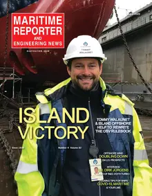 Maritime Reporter cover, April 2020