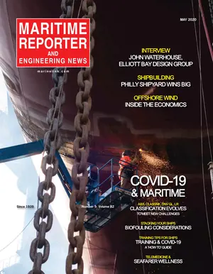 Maritime Reporter cover, May 2020