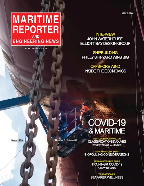 Cover of Maritime Reporter, May 2020