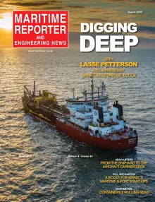 Maritime Reporter cover, August 2020