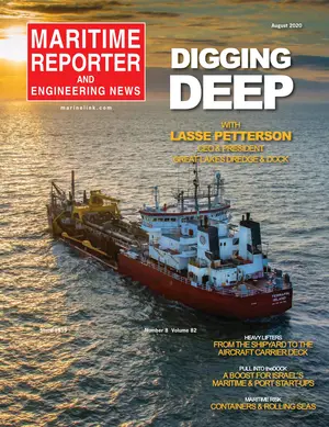 Maritime Reporter cover, August 2020