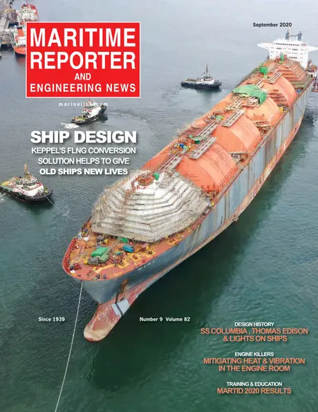 Cover of Maritime Reporter, September 2020