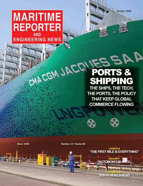 Cover of Maritime Reporter, October 2020