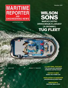 Maritime Reporter cover, November 2020