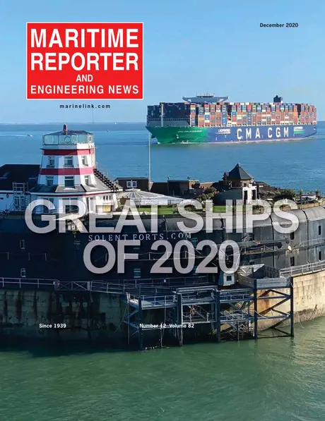 Cover of Maritime Reporter, December 2020