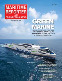 Maritime Reporter cover, May 2021