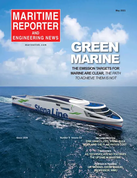 Cover of Maritime Reporter, May 2021