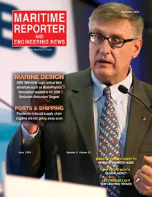 Maritime Reporter cover, September 2021