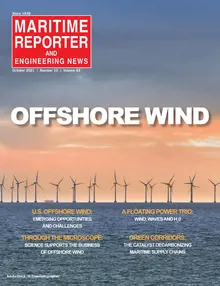 Maritime Reporter cover, October 2021