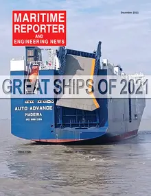 Maritime Reporter cover, December 2021