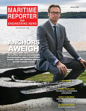 A Maritime Reporter cover from 2022