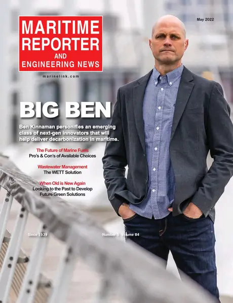 Cover of Maritime Reporter, May 2022