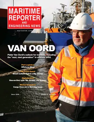 Maritime Reporter cover, June 2022