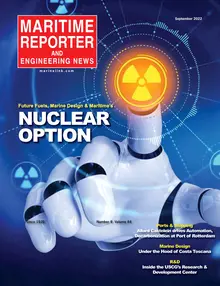 Maritime Reporter cover, September 2022