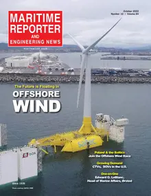 Maritime Reporter cover, October 2022