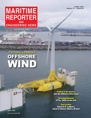 Maritime Reporter cover, October 2022