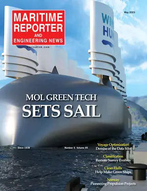 Maritime Reporter cover, May 2023