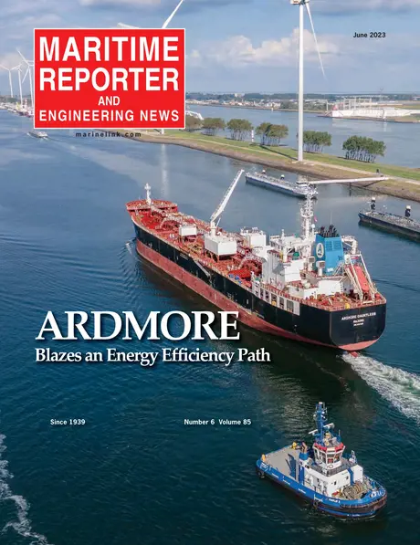 Cover of Maritime Reporter, June 2023