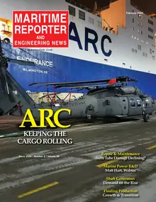 Maritime Reporter cover, February 2024