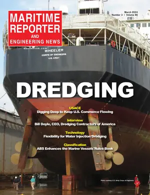 Maritime Reporter cover, March 2024