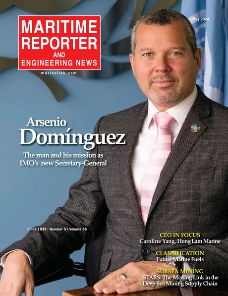 Cover of Maritime Reporter, May 2024