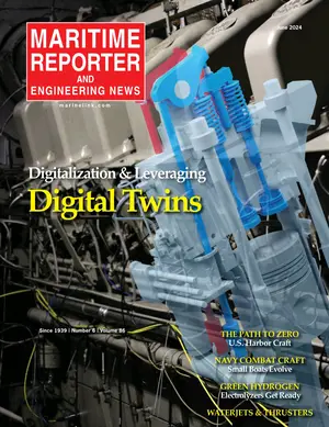 Maritime Reporter cover, June 2024