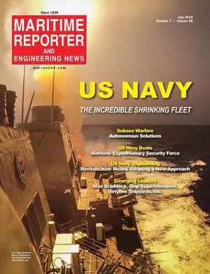 Maritime Reporter cover, July 2024