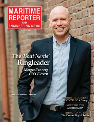 Maritime Reporter cover, September 2024