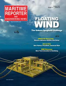 Maritime Reporter cover, October 2024