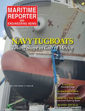Maritime Reporter cover, November 2024
