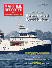 Maritime Reporter cover, December 2025