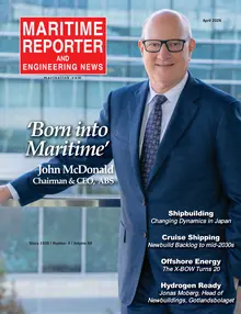 Maritime Reporter cover, April 2026