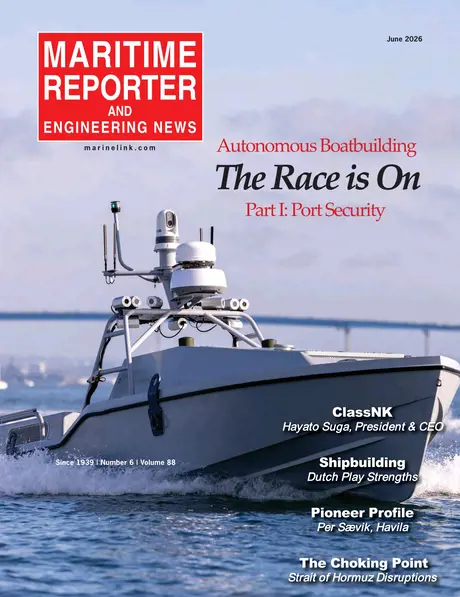 Cover of Maritime Reporter, June 2026
