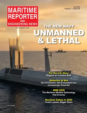 Maritime Reporter cover, July 2026